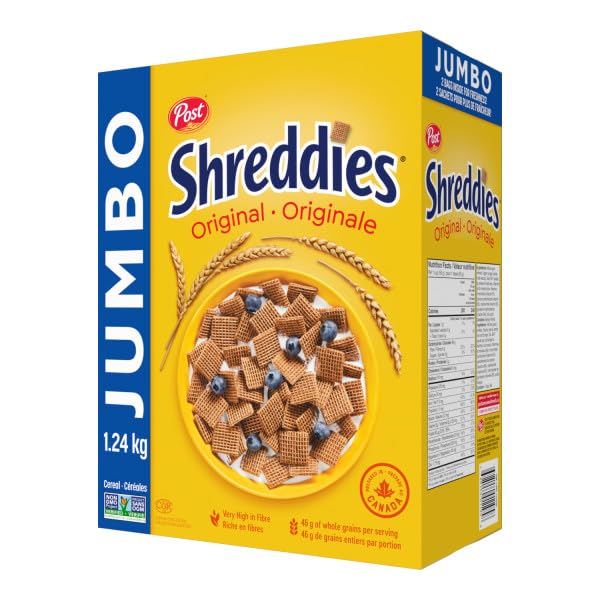 Close-up of Post Shreddies whole wheat grains.