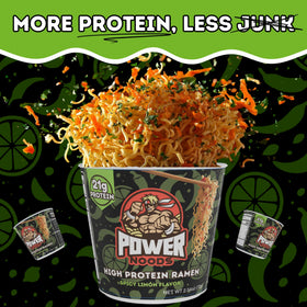 Power Noods daily meal prep setup for easy, protein-forward lunches