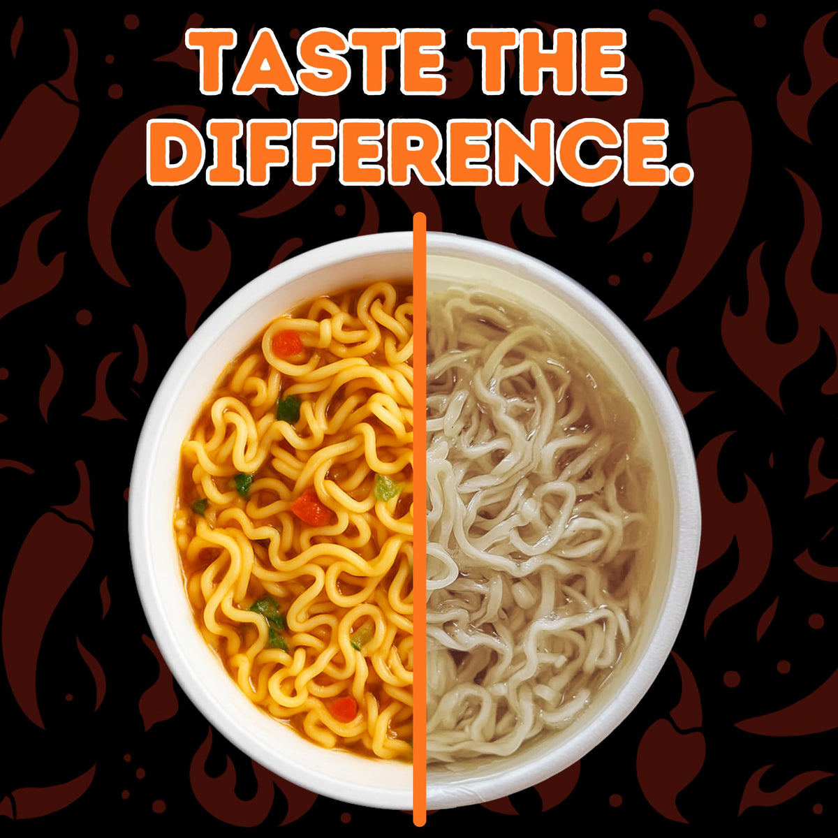 Power Noods plant-based ingredients label showcasing clean nutrition.