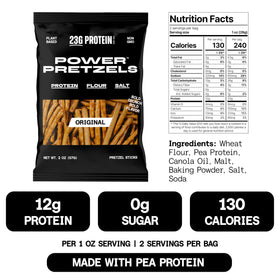 Power Pretzels crunchy sticks showcase savory flavor and satisfying crunch.
