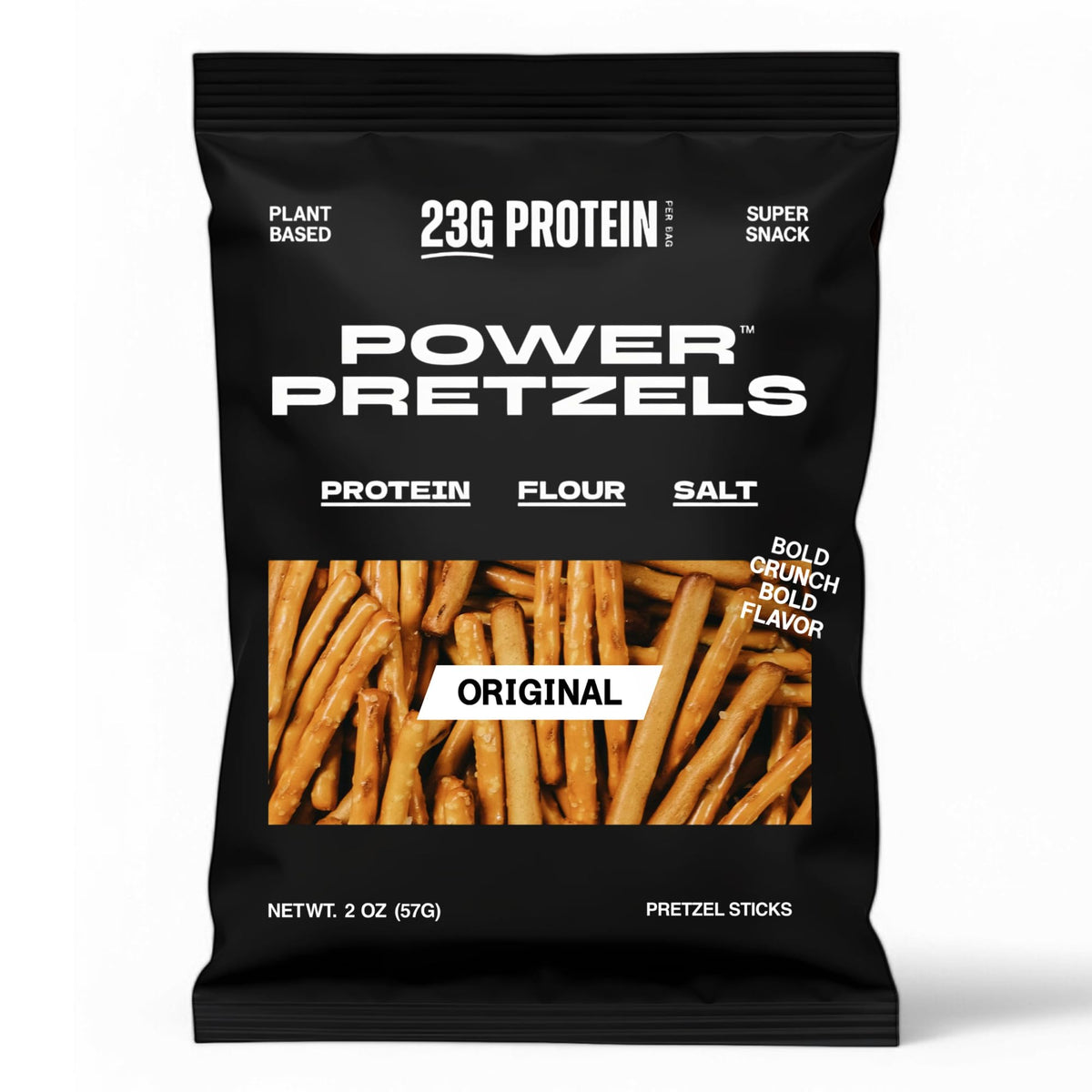 Power Pretzels provide a savory, protein-forward snack option.