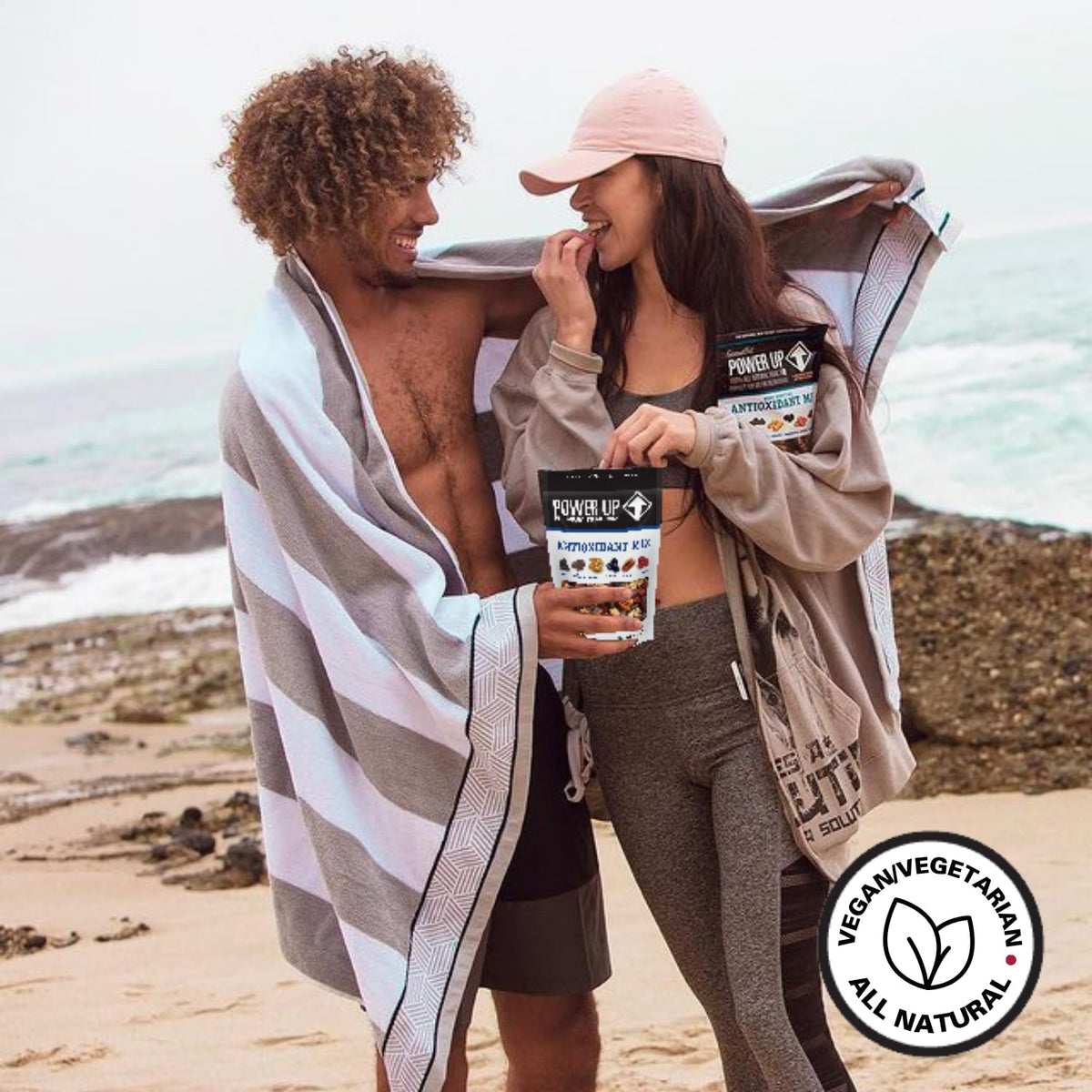 Power Up antioxidant-rich blend supports a balanced snack between activities.