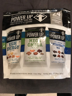 Power Up Trail Mix variety-pack 24ct, a convenient on-the-go energy snack.