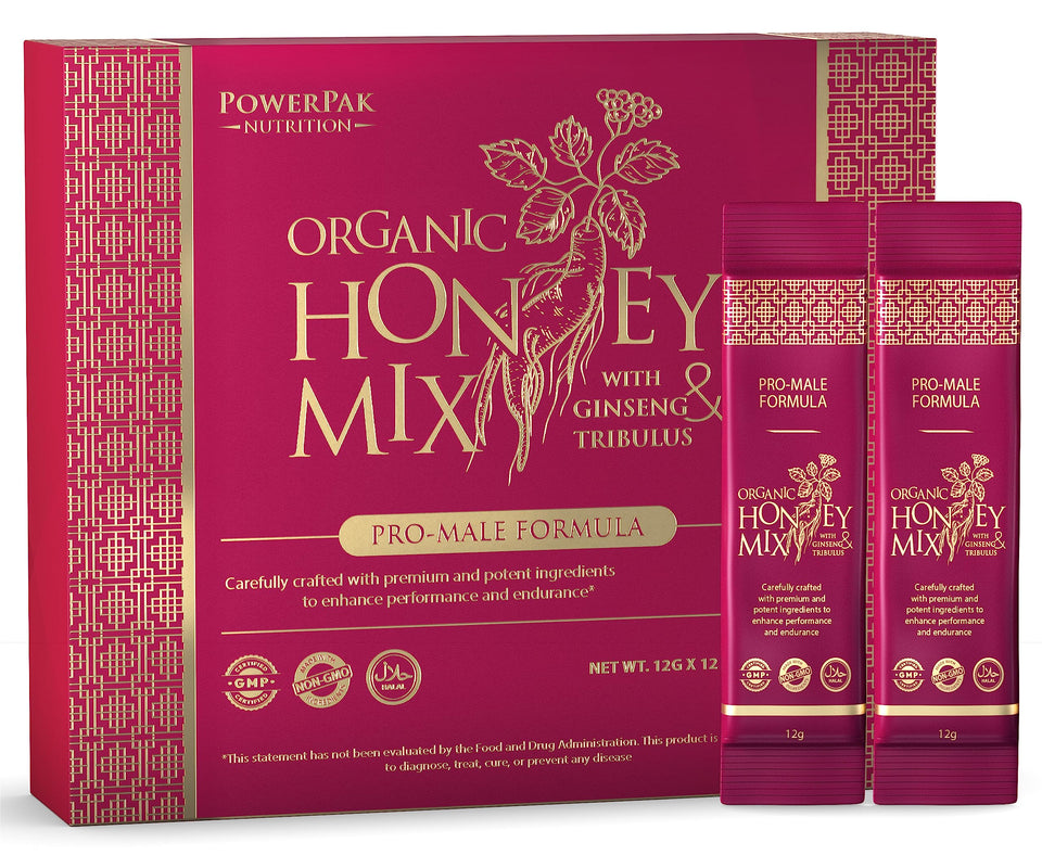 PowerPak Extra Strength Honey Mix packaging with convenient sachets for on-the-go use