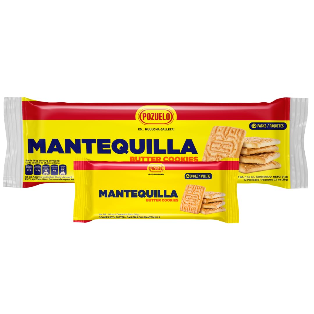 Pozuelo Mantequilla 3-pack on a platter for sharing.