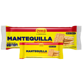 Pozuelo Mantequilla 3-pack on a platter for sharing.