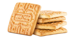 Pozuelo Mantequilla cookies with a coffee cup for a relaxing break.