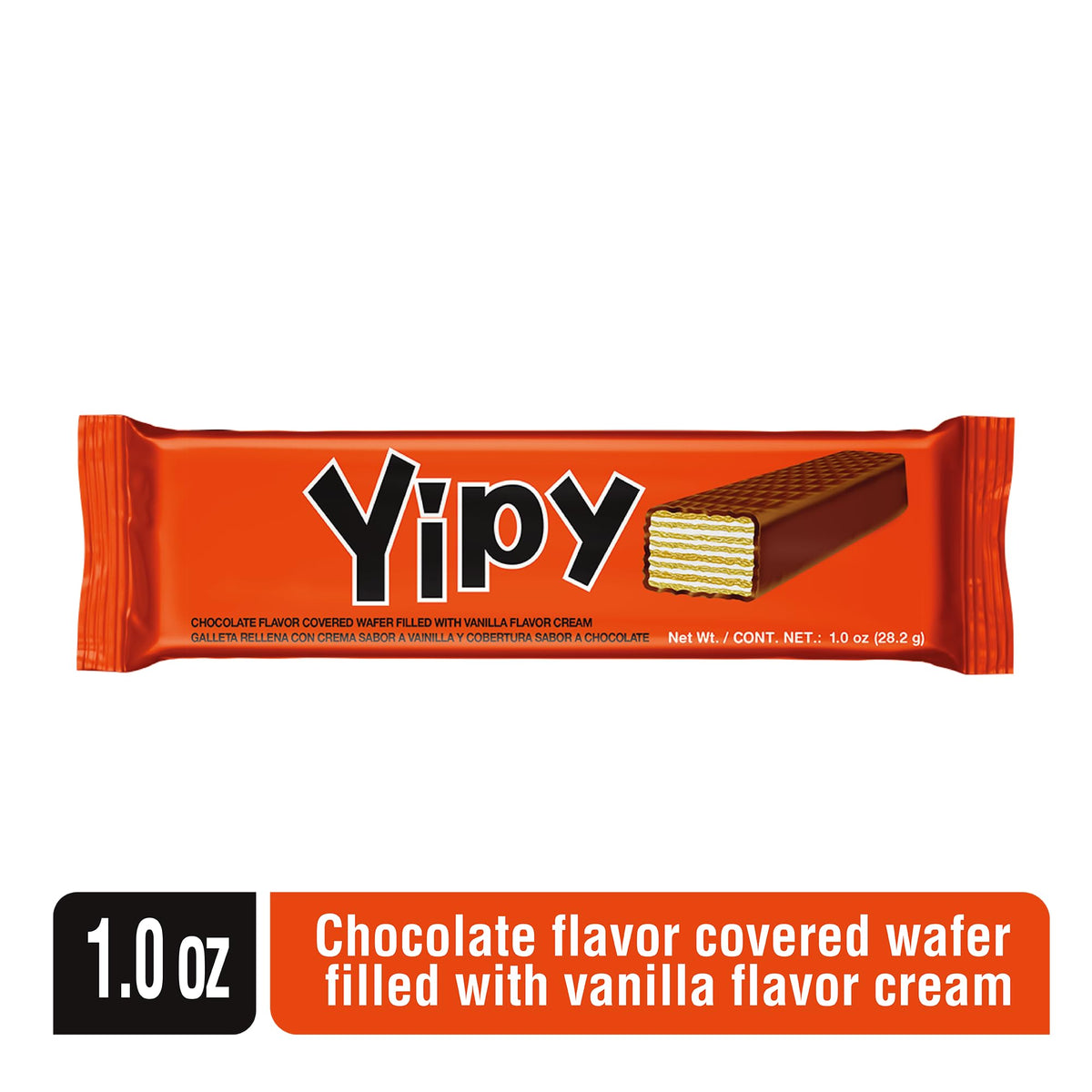 Pozuelo Yipy Wafers come in individually wrapped packs for easy sharing and freshness.