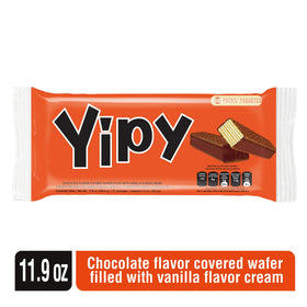 Pozuelo Yipy Wafers are lunchbox-friendly for on-the-go snacking anywhere.