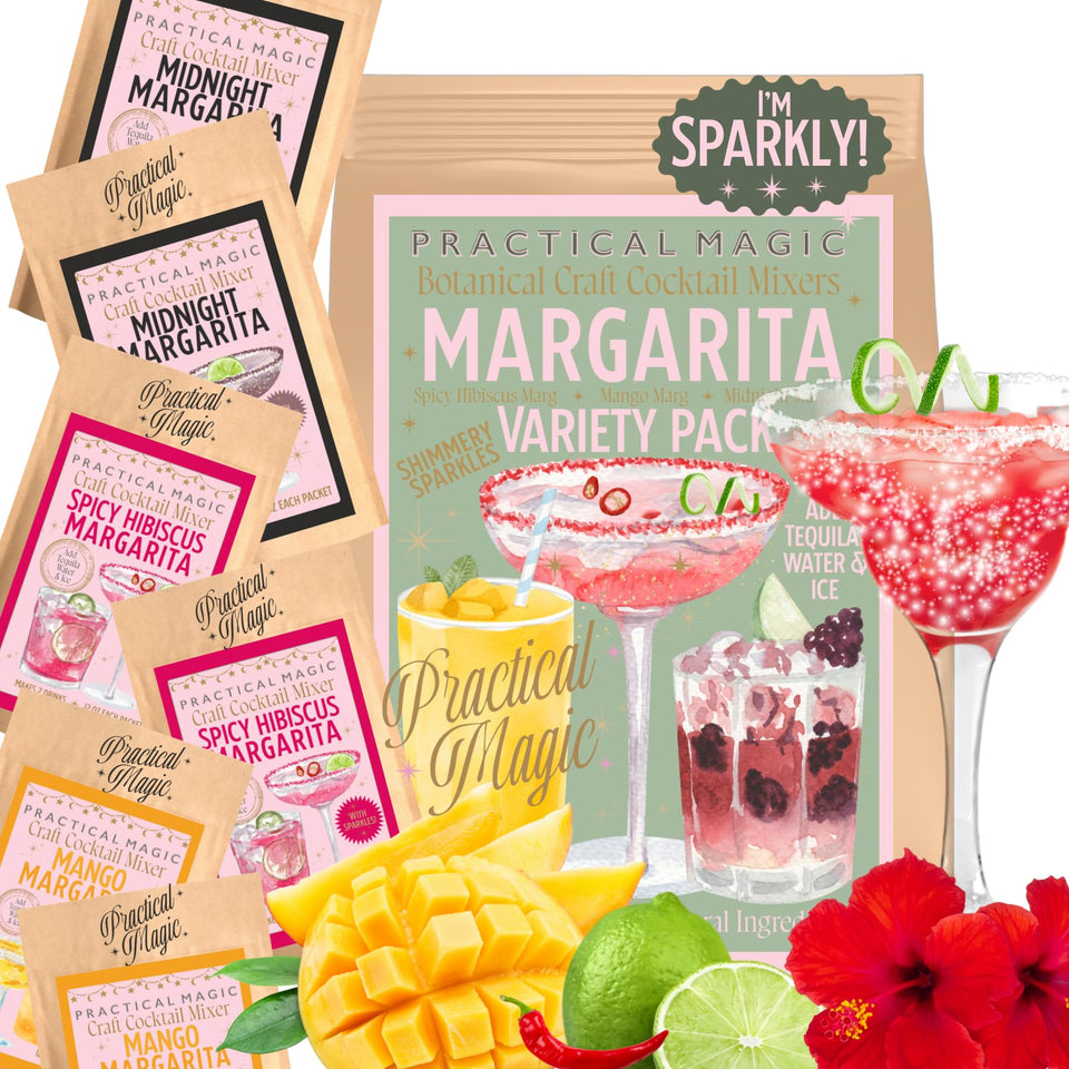 Practical Magic Mango Margarita Mixer pour enhances tropical celebrations.