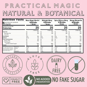 Practical Magic Midnight Margarita Glitter dust adds dramatic shimmer to drinks.