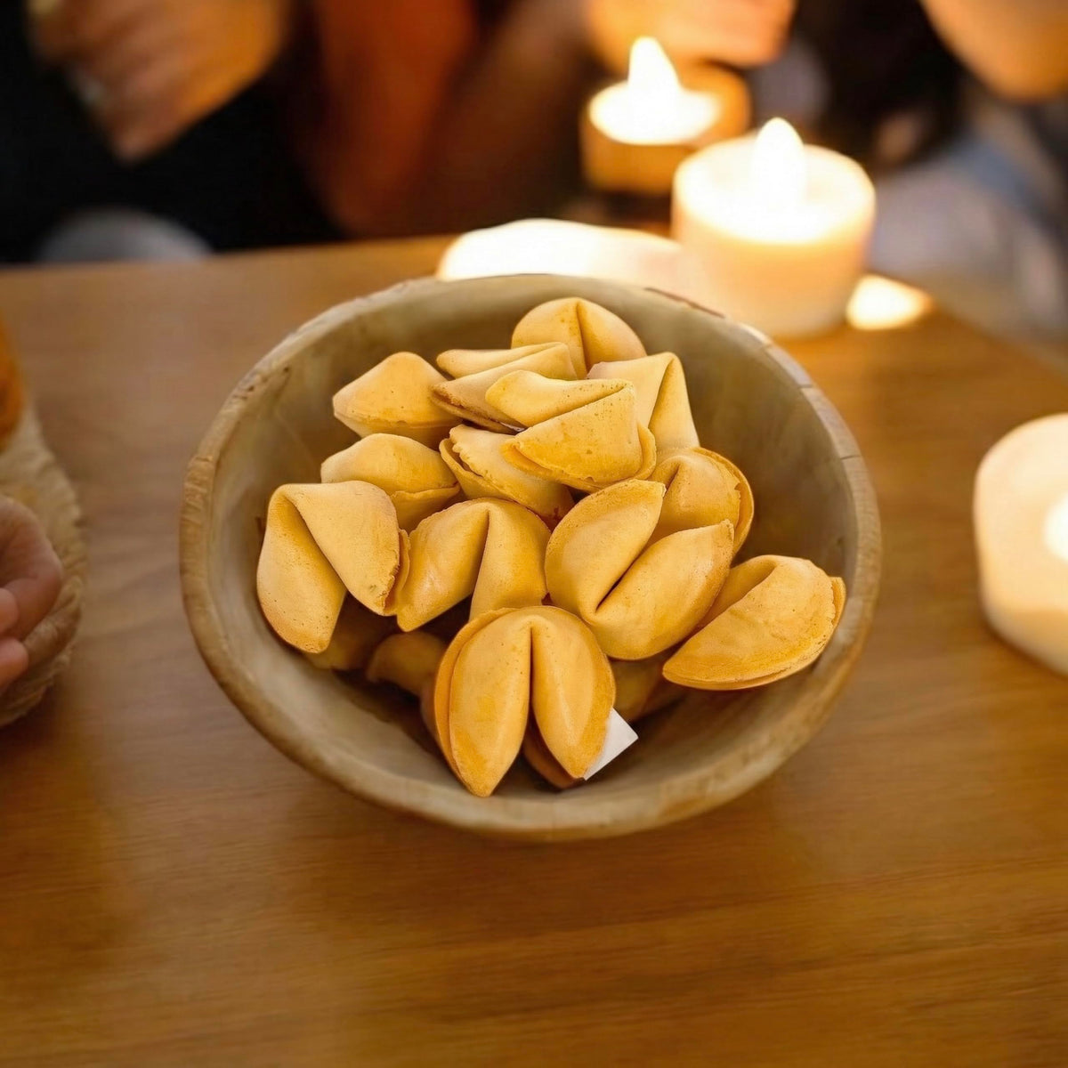 Practically Pampered fortune cookies with Chinese characters and translations for learning
