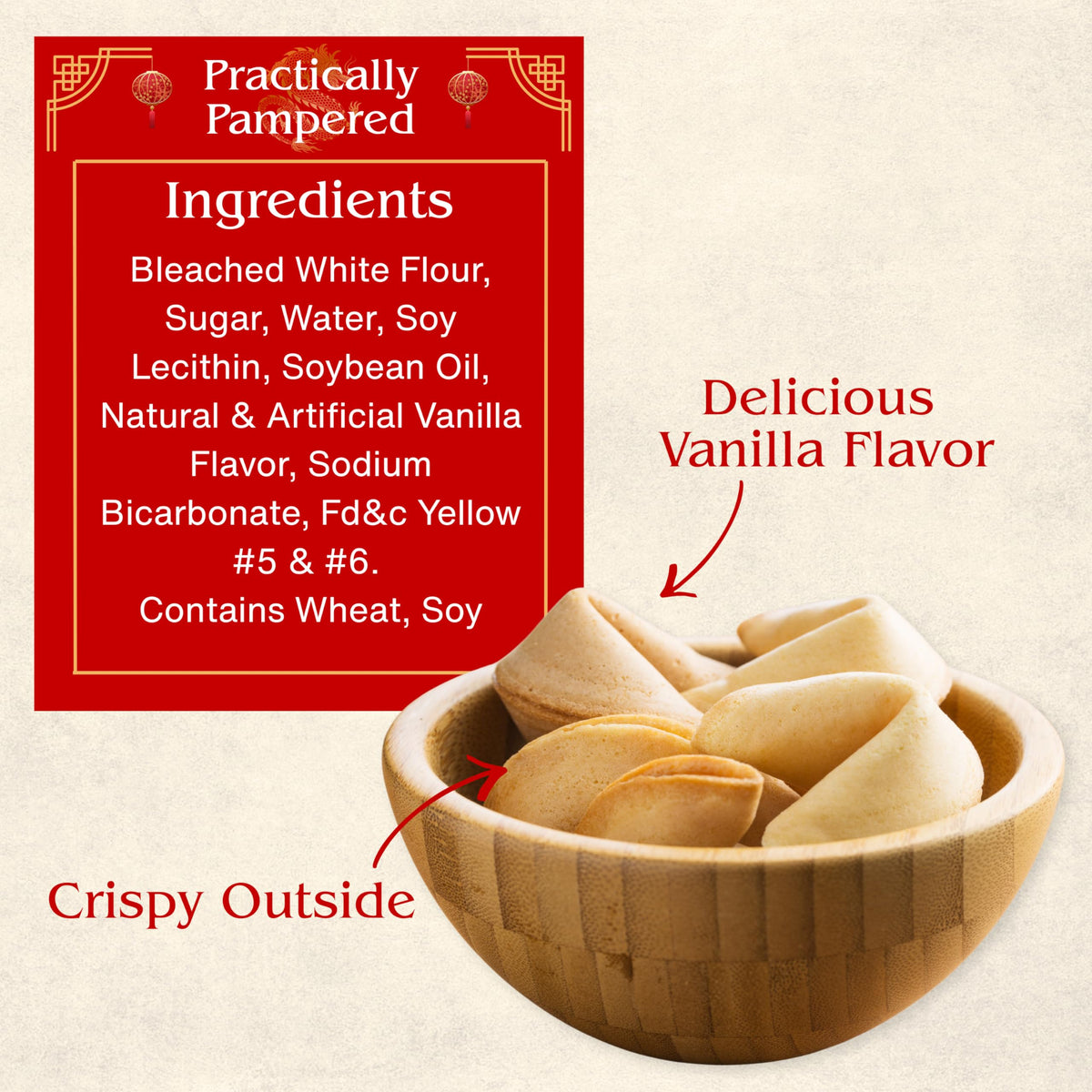 Practically Pampered office snack fortune cookies for meetings and break rooms