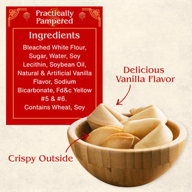 Practically Pampered office snack fortune cookies for meetings and break rooms