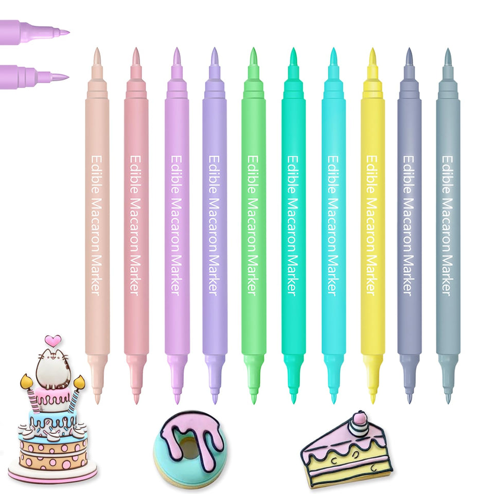 Preatoc EdibleInk pen in blush apricot for delicate details on cookies