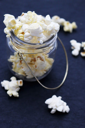 Theater-style crunch with large flakes from Preferred Popcorn at home.
