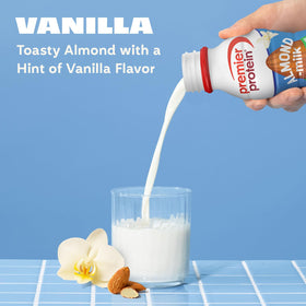 Premier Protein almondmilk non-dairy bottle coffee for morning energy