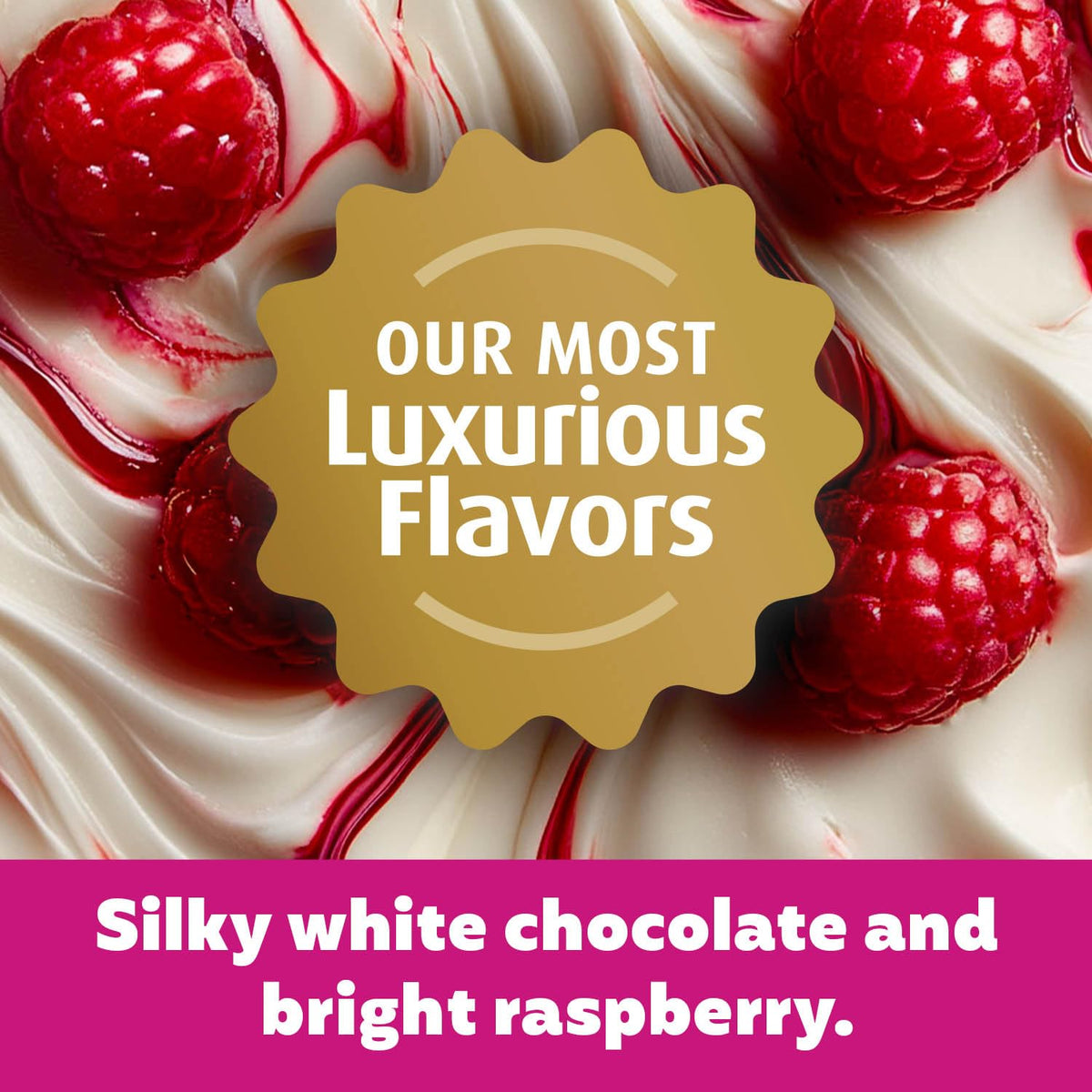 Premier Protein Indulgence White Chocolate Raspberry 12-pack box on shelf.