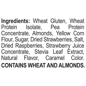 Cereal with almond tips on spoon shows wholesome texture from Premier Protein.