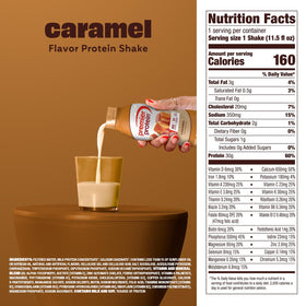 Premier Protein Shake glass with ice, suggesting a refreshing protein boost