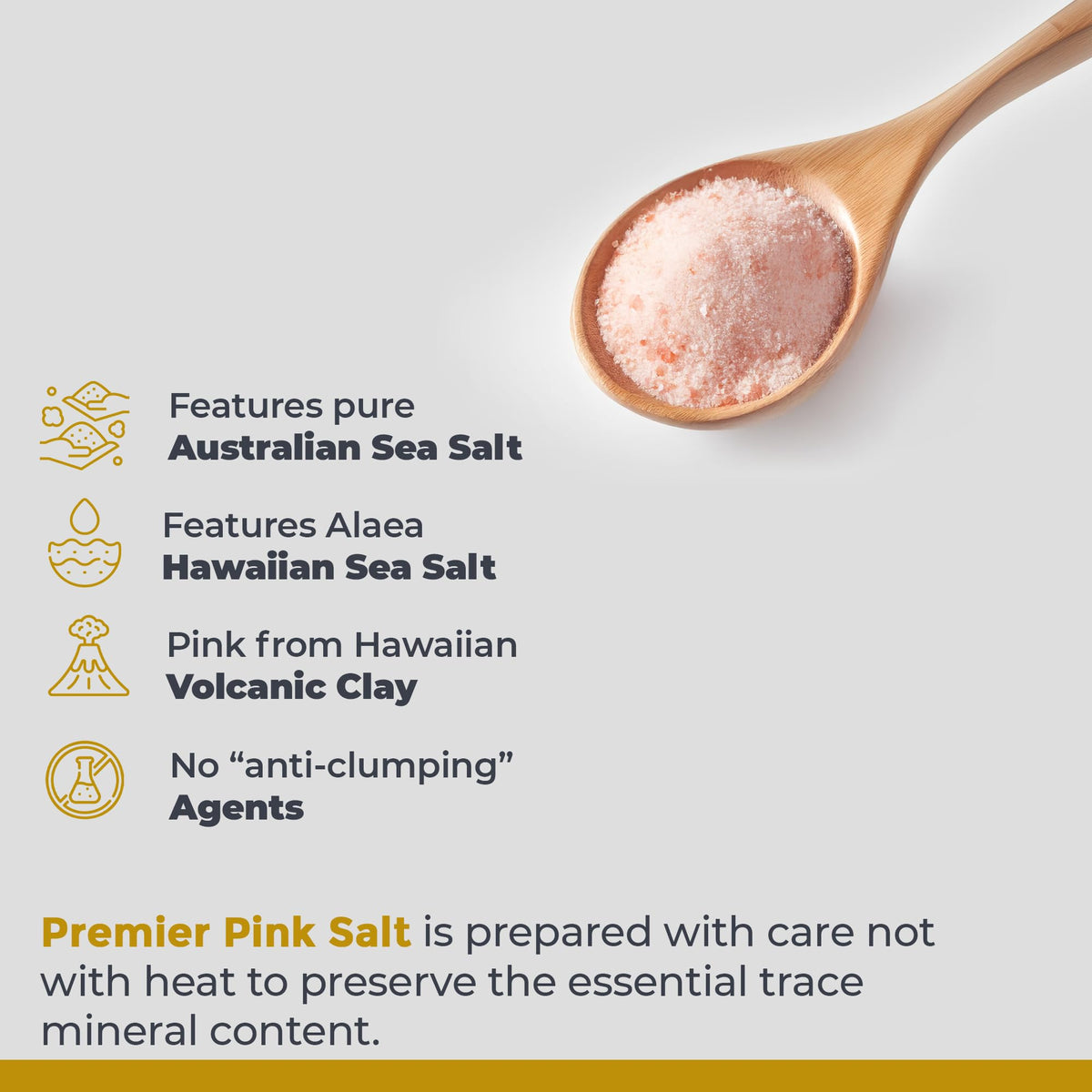 Premier Research Labs Pink Salt ideal for cooking and finishing dishes.