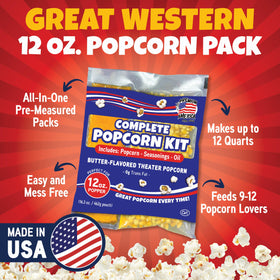 Premium America popcorn gift set ideal for gifting and movie nights.
