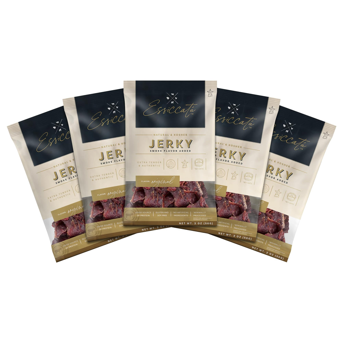 Premium Aufschnitt Essicata Jerky extra tender pack for on-the-go snacking