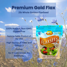 Premium Gold label shows gluten-free, kosher, and non-GMO certifications for trust