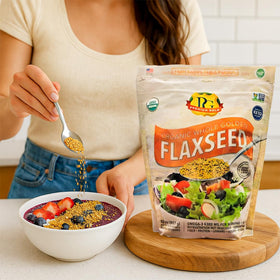 Premium Gold packaging shows USA origin and allergen-free quality.
