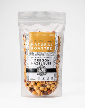 Premium Growers hazelnuts in a bowl showcasing rich color and crisp texture.