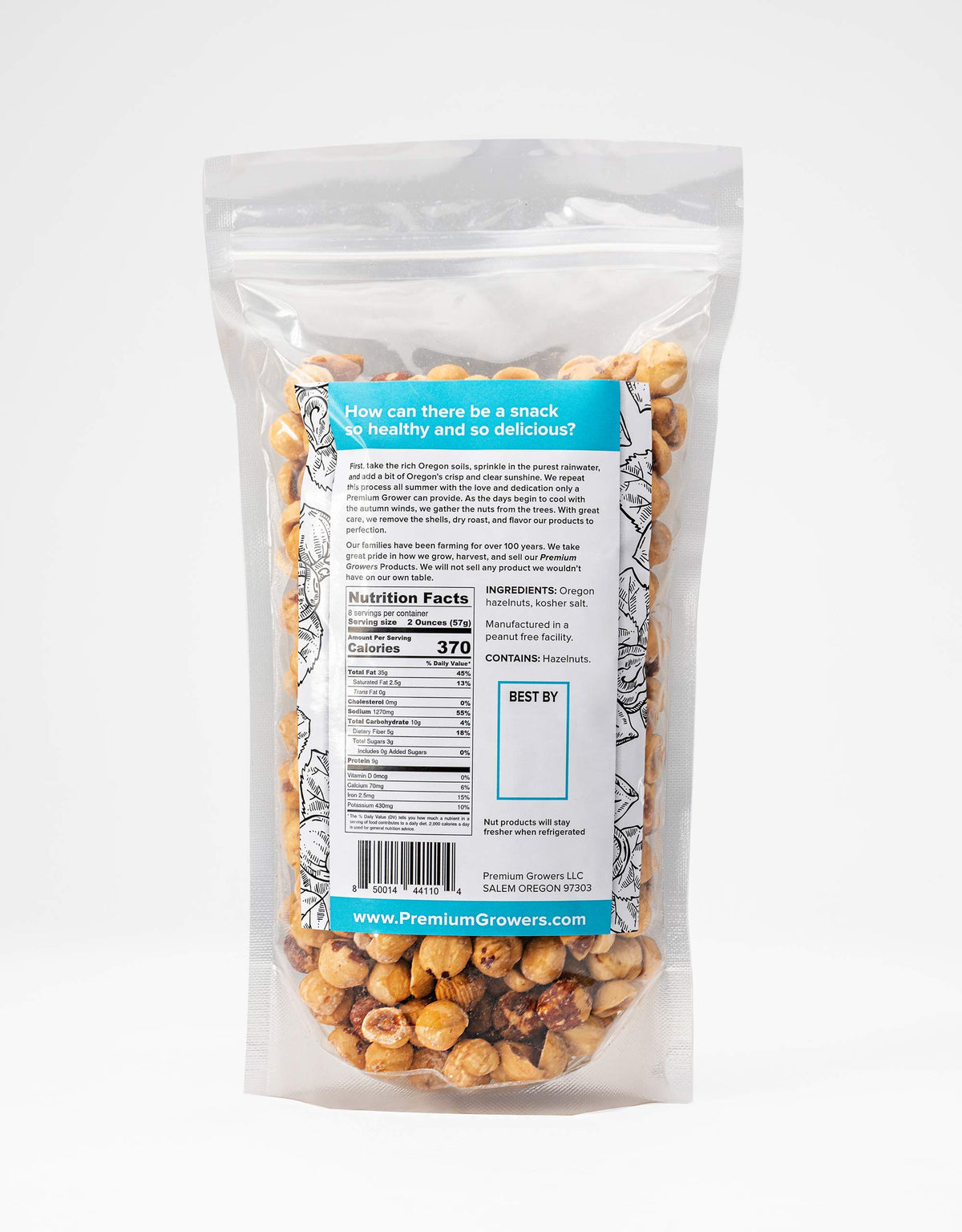 Premium Growers hazelnuts close-up roasted texture, inviting crunch and warm aroma.