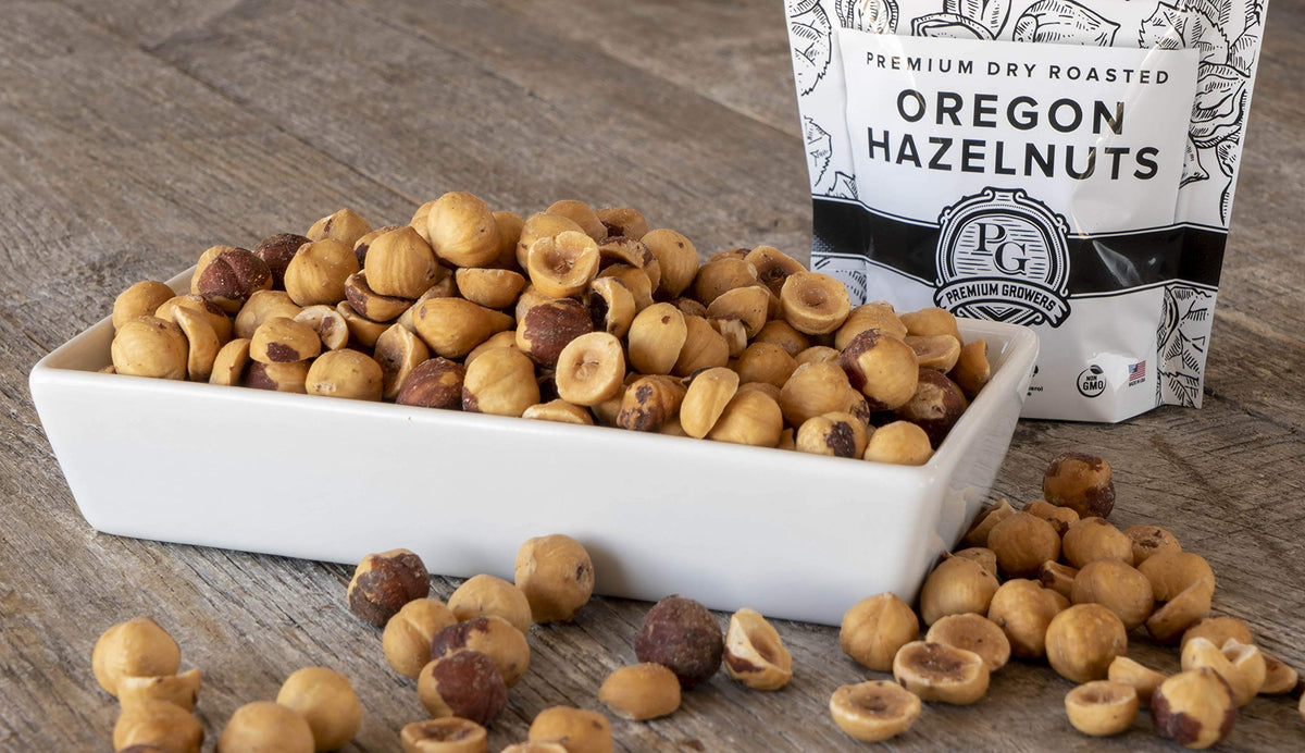Premium Growers hazelnuts energy-packed snack suitable for keto and paleo.