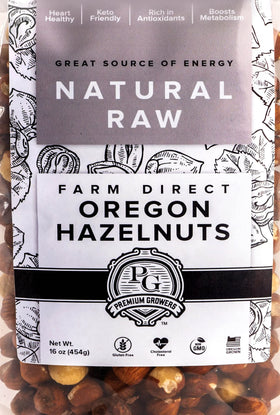 Premium Growers Oregon hazelnuts harvest on Willamette Valley farm