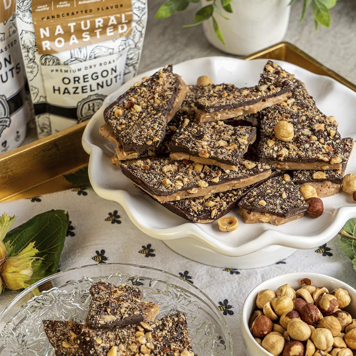Premium Growers hazelnuts Willamette Valley origin, farm-fresh flavor from Oregon orchards.