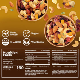 Premium Orchard Deluxe salted cashews cranberries highlight balanced sweet and savory notes.