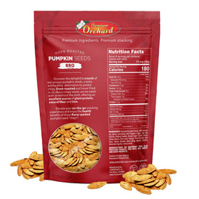Premium Orchard dill flavor pumpkin seeds offering savory crunch anytime