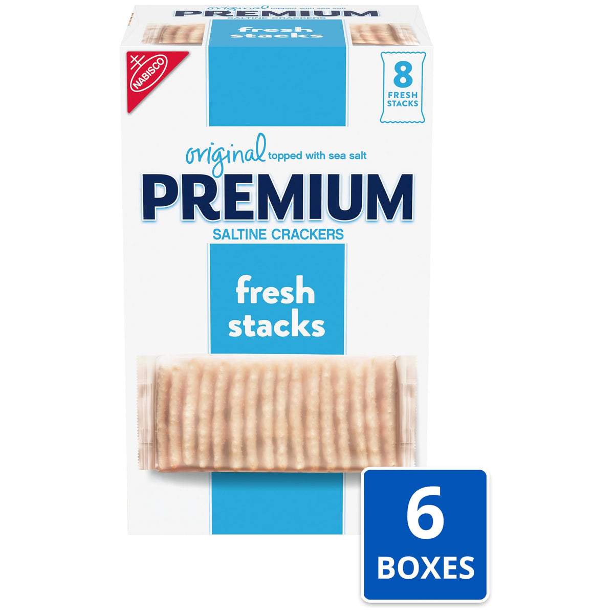 Premium saltine crackers crispy bite, satisfying crunchy cravings with soups.