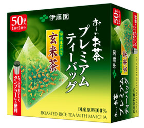 Itoen Genmaicha premium tea bags in a 50-pack for convenient daily brewing