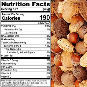 Presto Sales almonds in shell closeup, versatile mix for salads or munching.