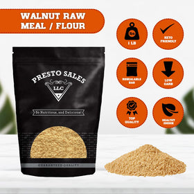 Presto Sales walnut flour ground texture, ideal for healthy cookies