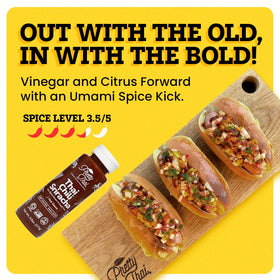 Pretty Thai Sriracha glaze on grilled chicken boosts flavor depth.