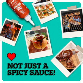 Pretty Thai Sriracha sauce with vegetables brightens meals.