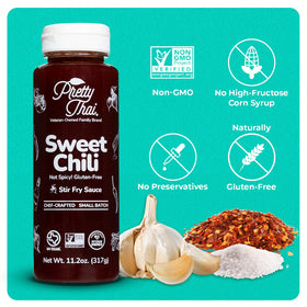 Pretty Thai Sweet Chili marination bowl demonstrates easy grilling marinade.