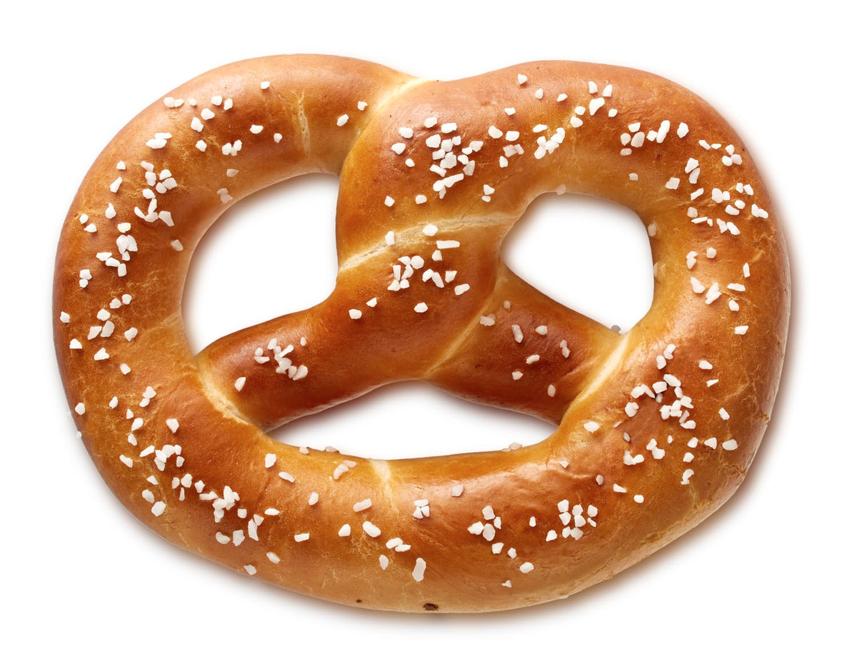 PretzelHaus Bavarian plain soft pretzel, individually wrapped for freshness and easy sharing.