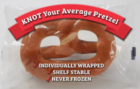 PretzelHaus Bavarian plain soft pretzel, never frozen to maintain texture.