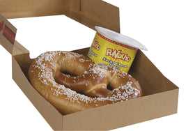 Pretzelhaus vegan-friendly pretzels, dairy-free and egg-free ingredients highlighted by packaging.