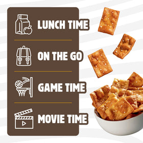 Lunchbox friendly PRETZELIZED snack pack for daily tasty bites