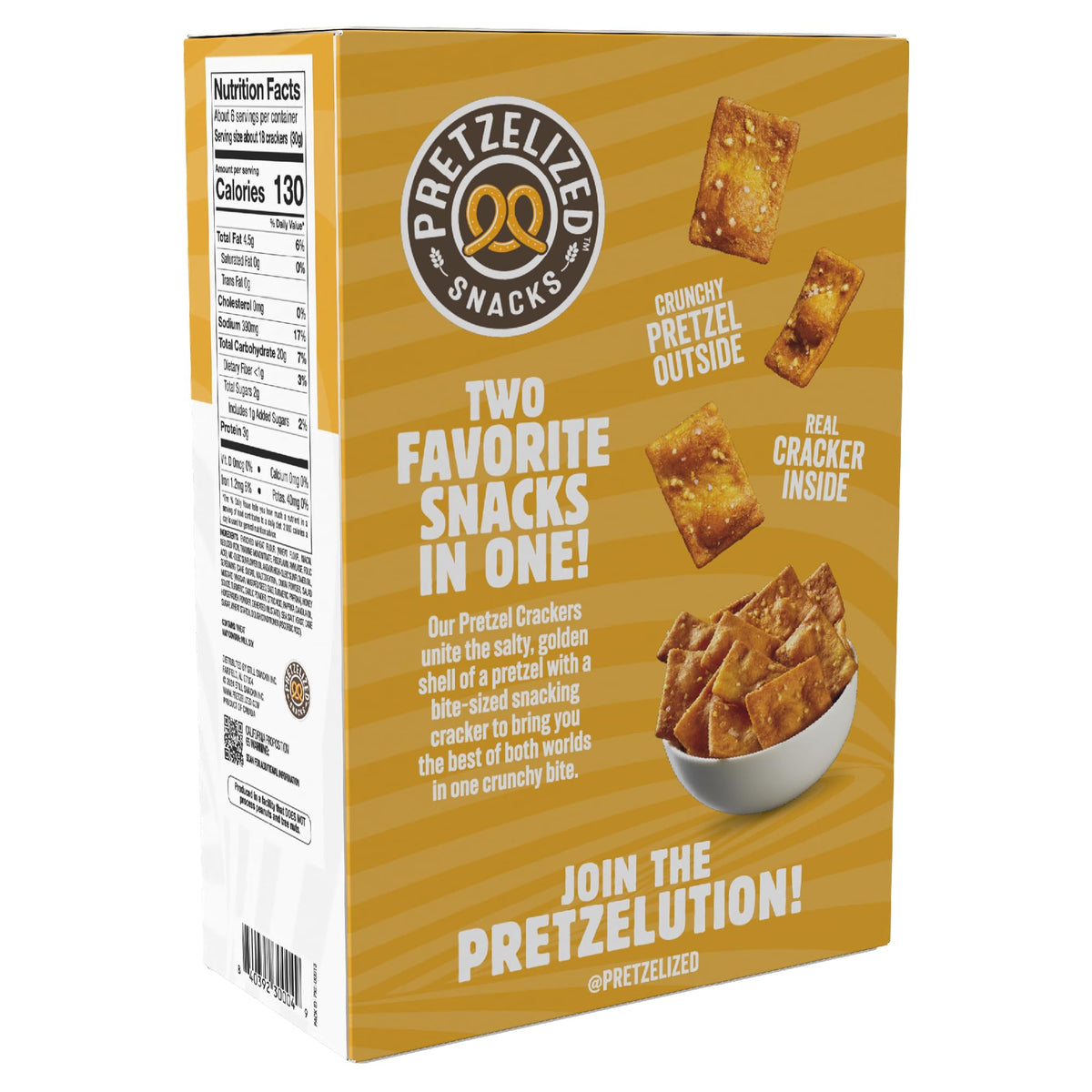PRETZELIZED Snacks multipack display ideal for back-to-school snacking