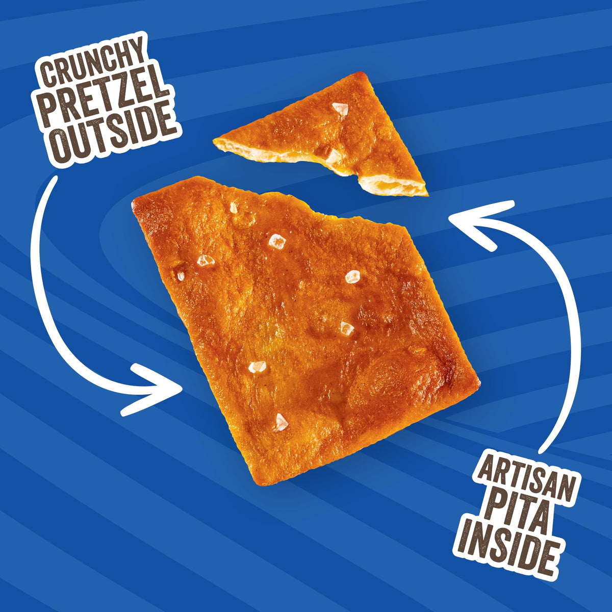 PRETZELIZED Snacks Snack time collection with sea salt flavor for quick bites.