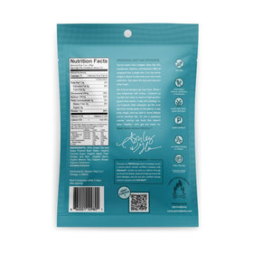Prevail Jerky Original meat label close-up highlighting high-protein nutrition.